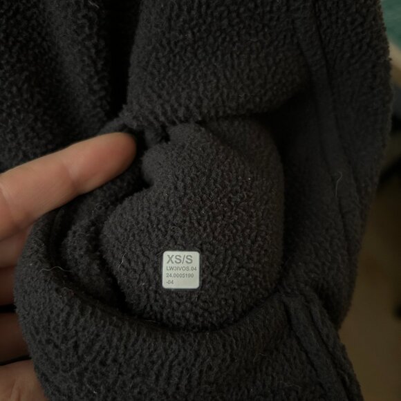 Lululemon Scuba Tumbled Fleece Funnel-Neck Half Zip – Black (XS/S) - Picture 9 of 10